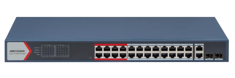 Коммутатор Hikvision DS-3E1326P-EI