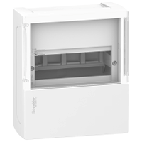 MIP12108S MINI PRAGMA ЩИТ НАВЕСНОЙ С ПРОЗРАЧ. ДВ. 1РЯД/8МОД,IP40,IK07,63А,2 клеммы,Италия