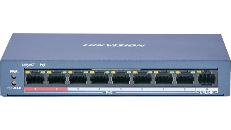 Коммутатор Hikvision DS-3E0109P-E/M