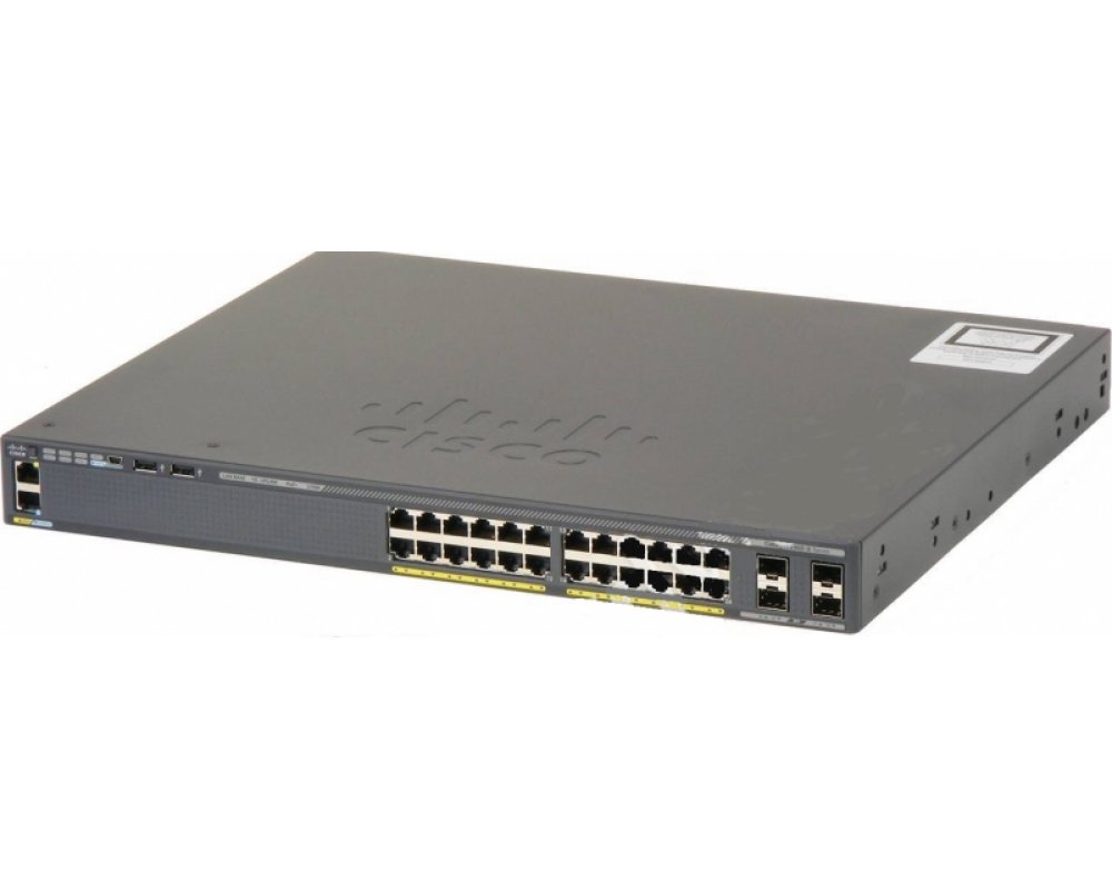 Коммутатор Cisco Catalyst 2960-X 24 GigE PoE+ - WS-C2960X-24PS-L