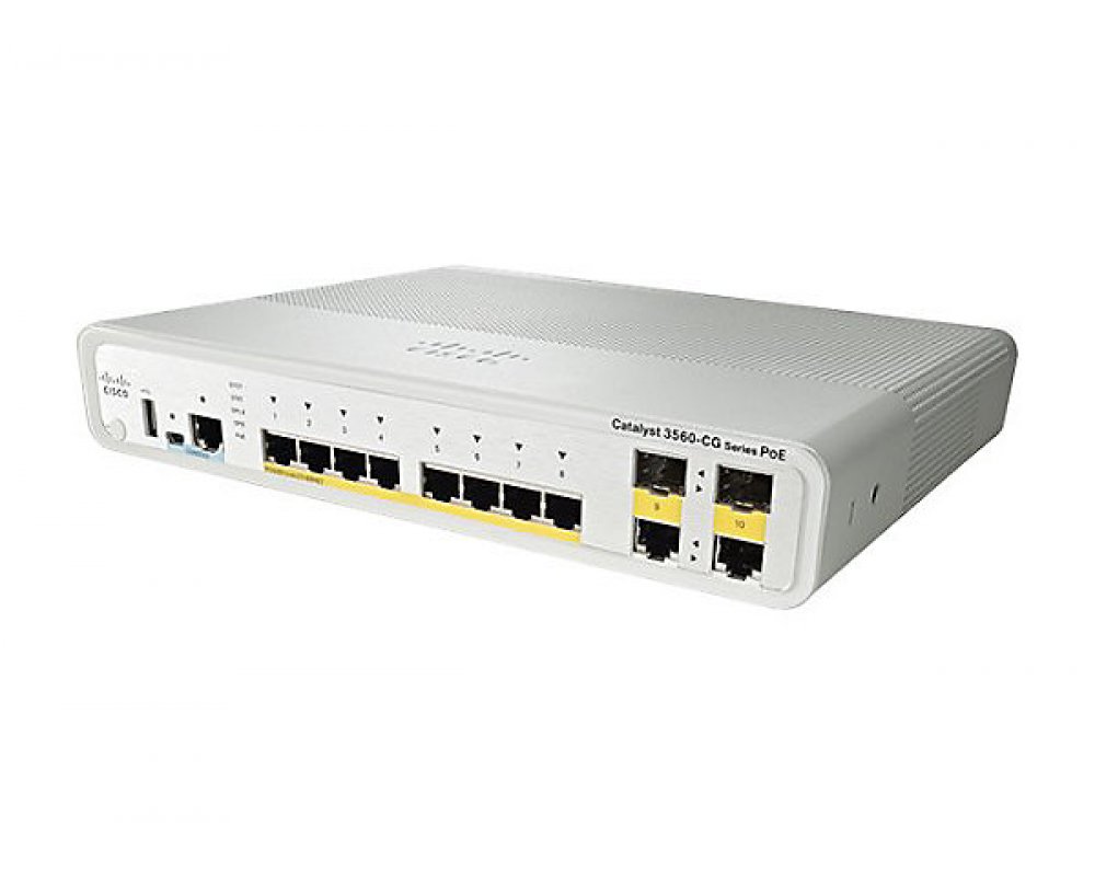 Коммутатор Cisco Catalyst 3560-CX 8 Port - WS-C3560CX-8TC-S