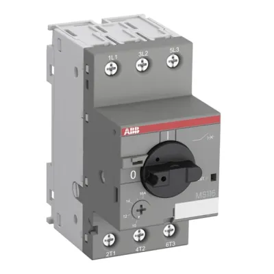 ABB Автоматические выключатели для защиты электродвигателей MS116 до 16А (до 50 кА)